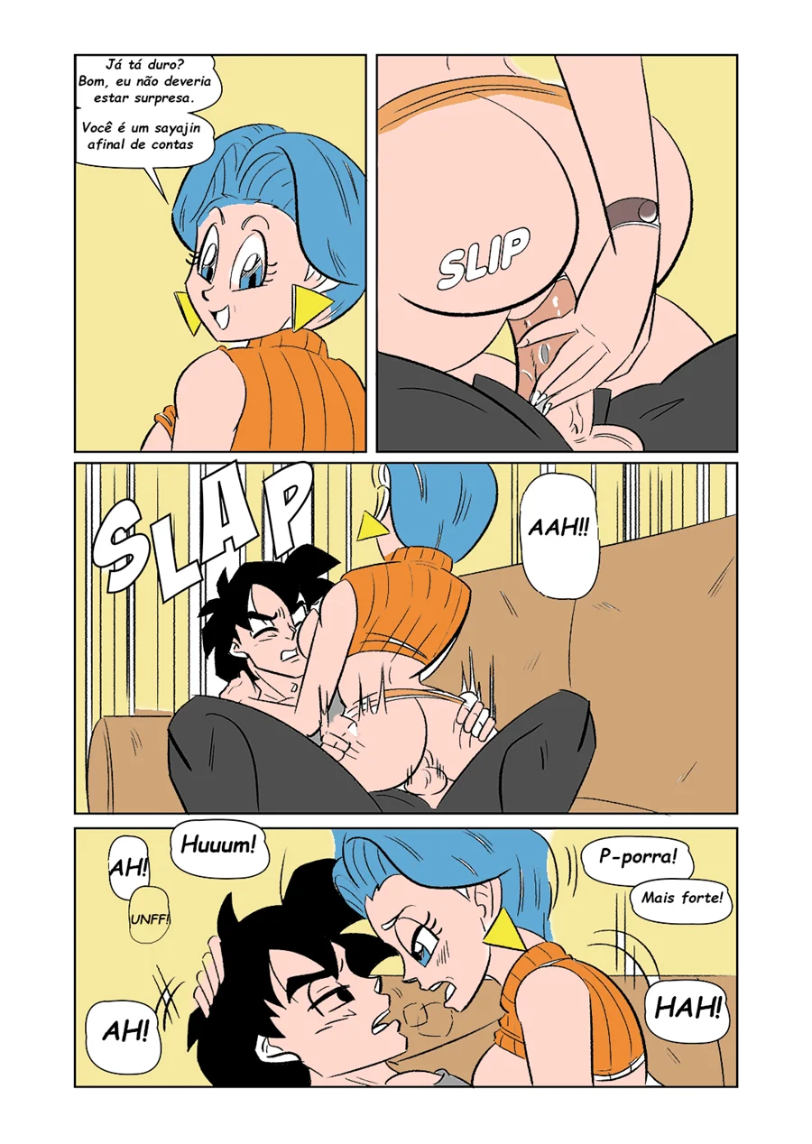 Goten e Trunks Arrasam as Safadas de Dragon Ball em Cena Quente nos Quadrinhos