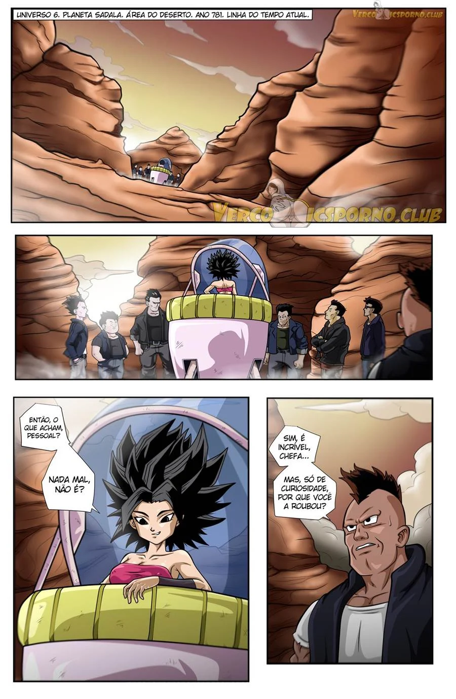 Trunks Arregaça o Cú da Caulifla em Cena Quente de Dragon Ball