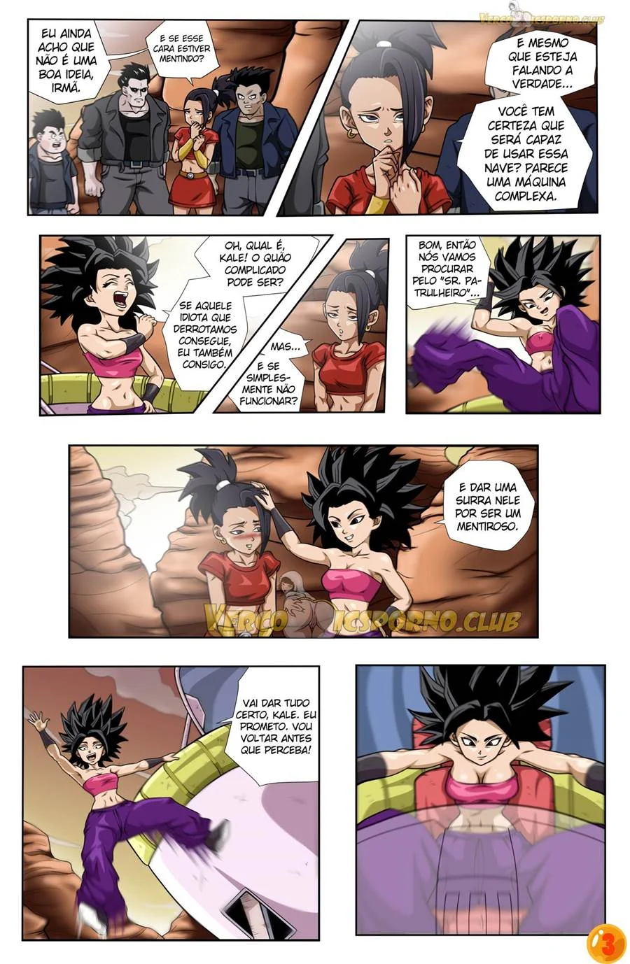 Trunks Arregaça o Cú da Caulifla em Cena Quente de Dragon Ball