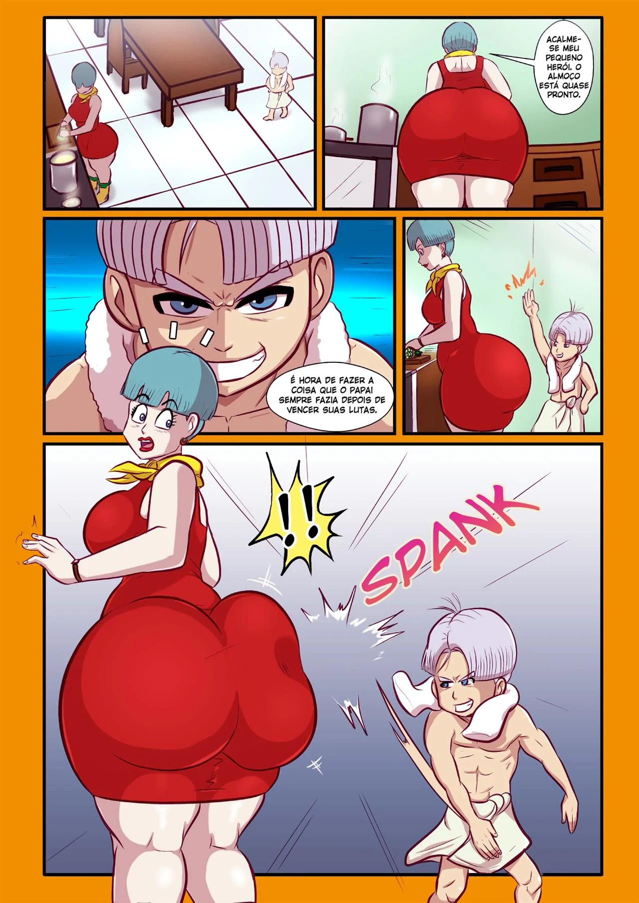Anexos Quentes de Trunks Encharcando a Vagina da Bulma em HQ Explícita