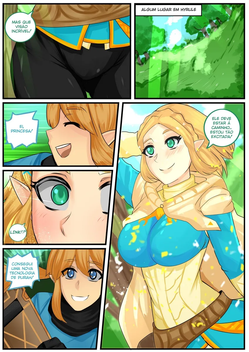 Lendas Proibidas de Zelda: Aventuras Eróticas Explícitas de Link e Zelda