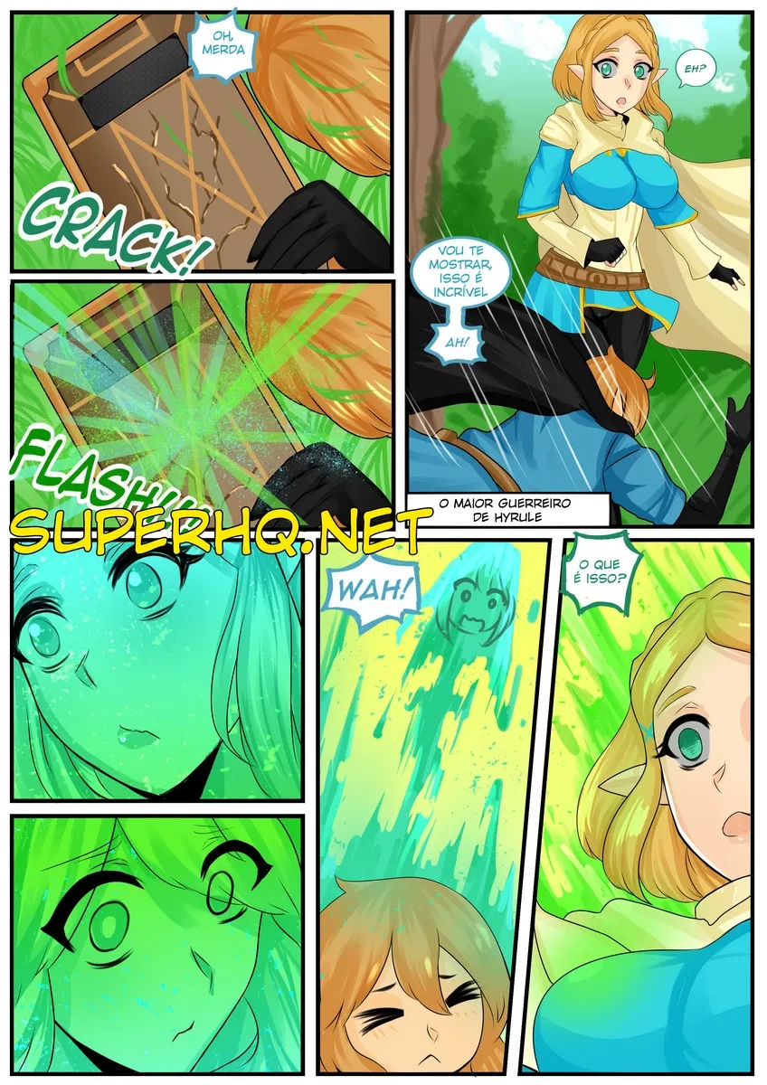 Lendas Proibidas de Zelda: Aventuras Eróticas Explícitas de Link e Zelda
