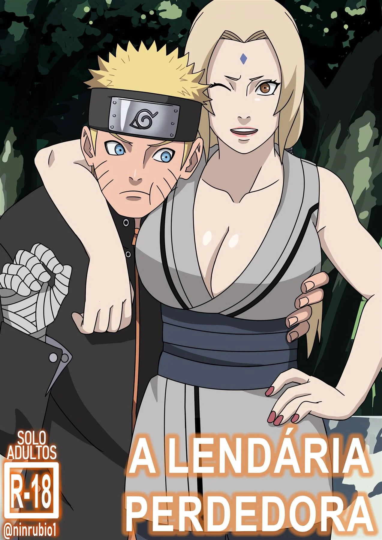 Tsunade Totalmente Vaginada - Amassada Pelos Discípulos De Naruto Em HQ Obscena