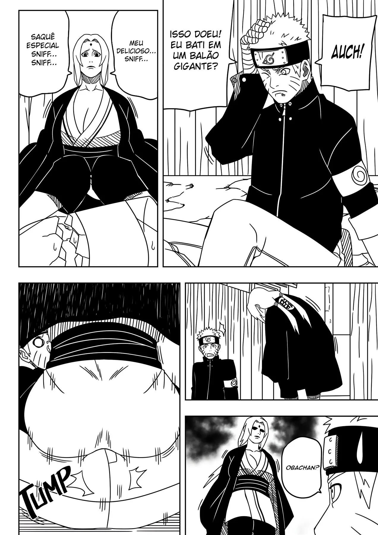 Tsunade Totalmente Vaginada - Amassada Pelos Discípulos De Naruto Em HQ Obscena