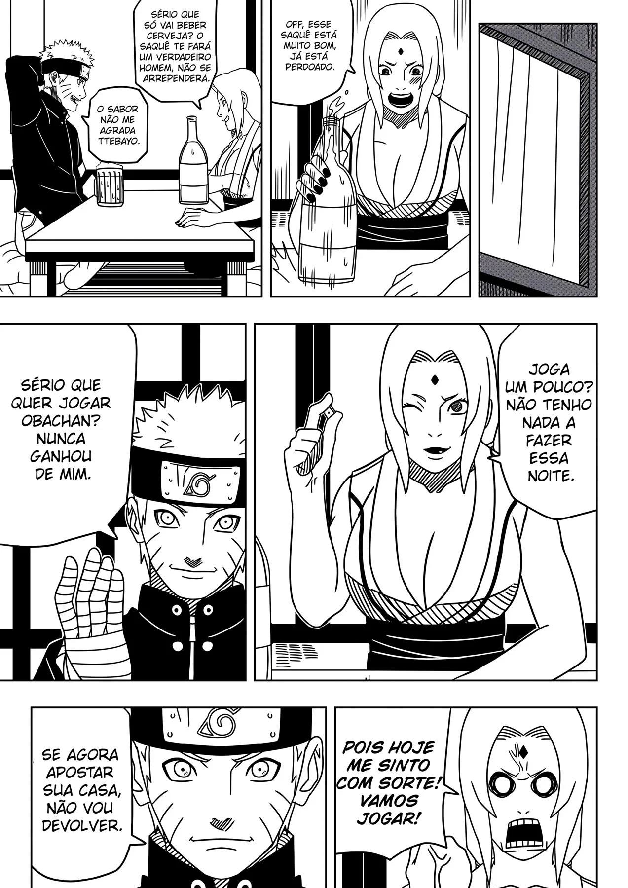 Tsunade Totalmente Vaginada - Amassada Pelos Discípulos De Naruto Em HQ Obscena