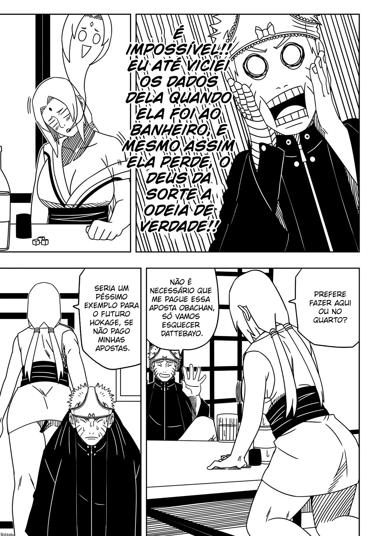Tsunade Totalmente Vaginada - Amassada Pelos Discípulos De Naruto Em HQ Obscena