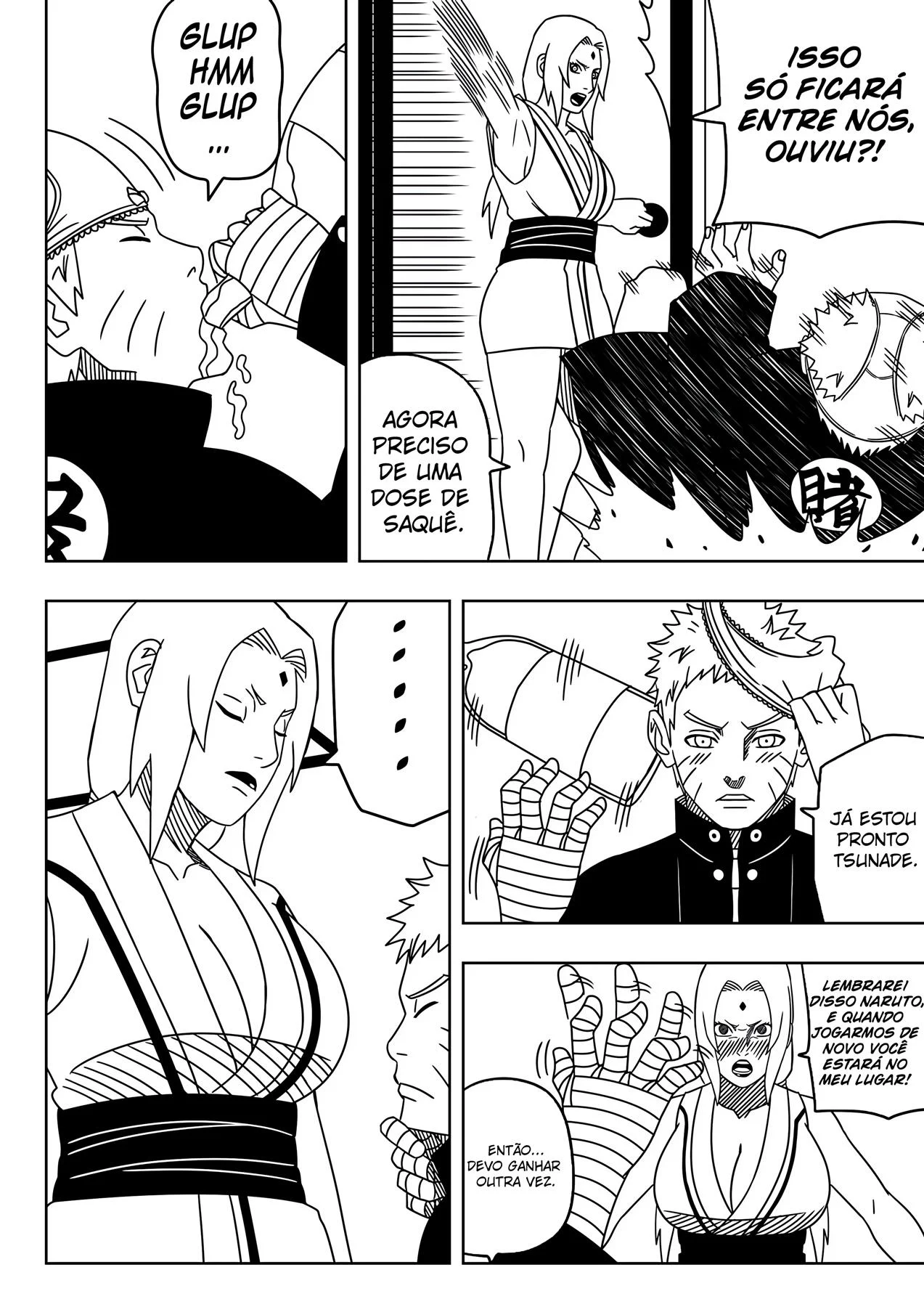 Tsunade Totalmente Vaginada - Amassada Pelos Discípulos De Naruto Em HQ Obscena