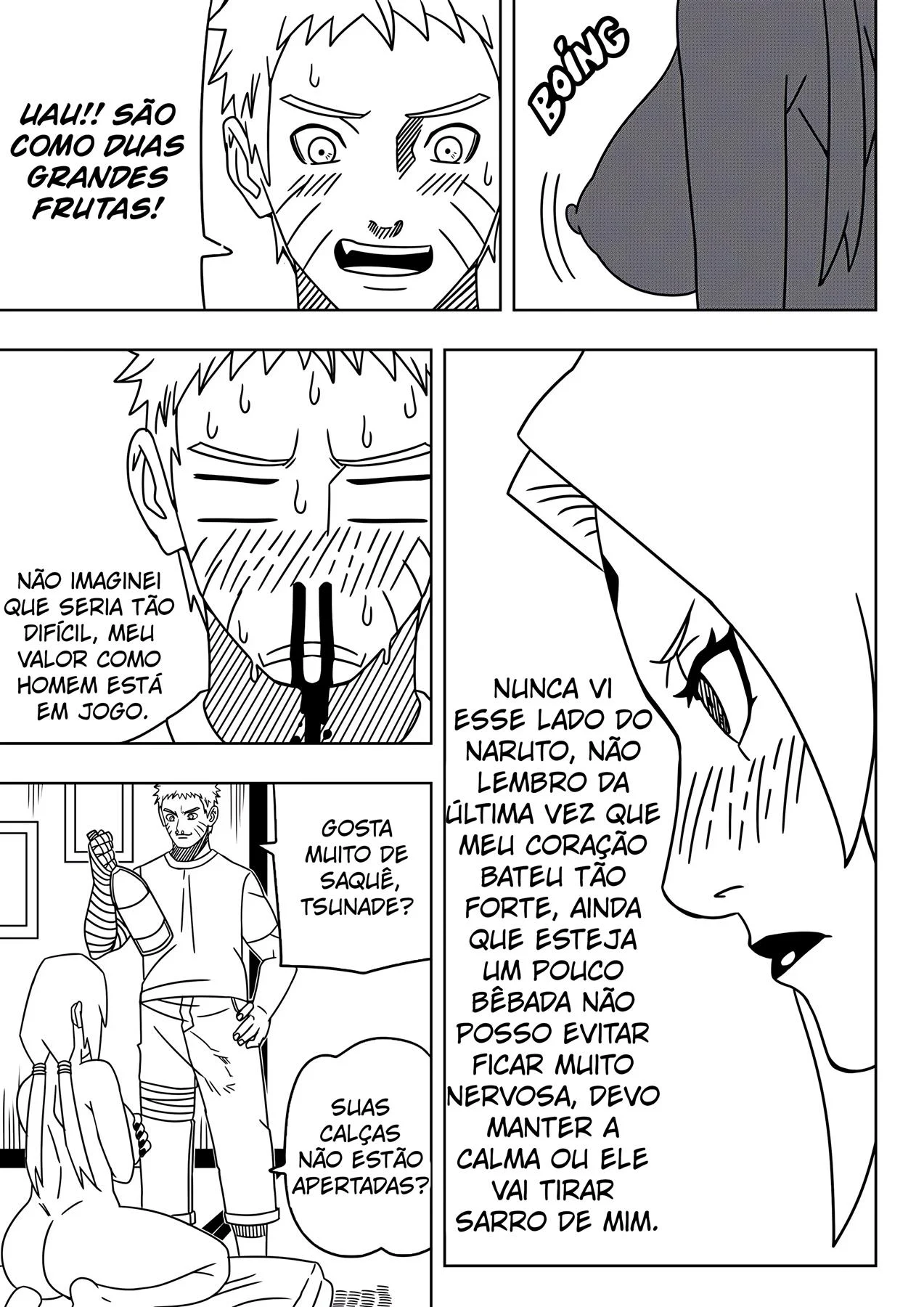 Tsunade Totalmente Vaginada - Amassada Pelos Discípulos De Naruto Em HQ Obscena