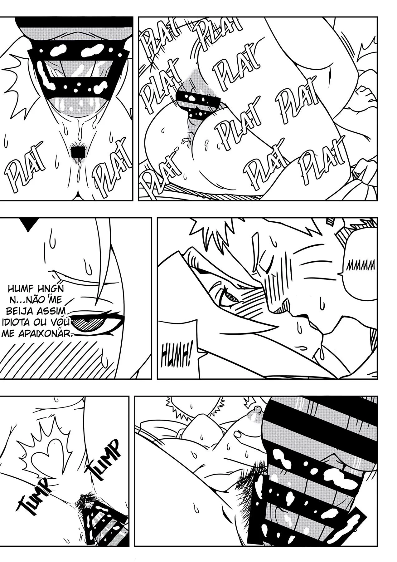Tsunade Totalmente Vaginada - Amassada Pelos Discípulos De Naruto Em HQ Obscena