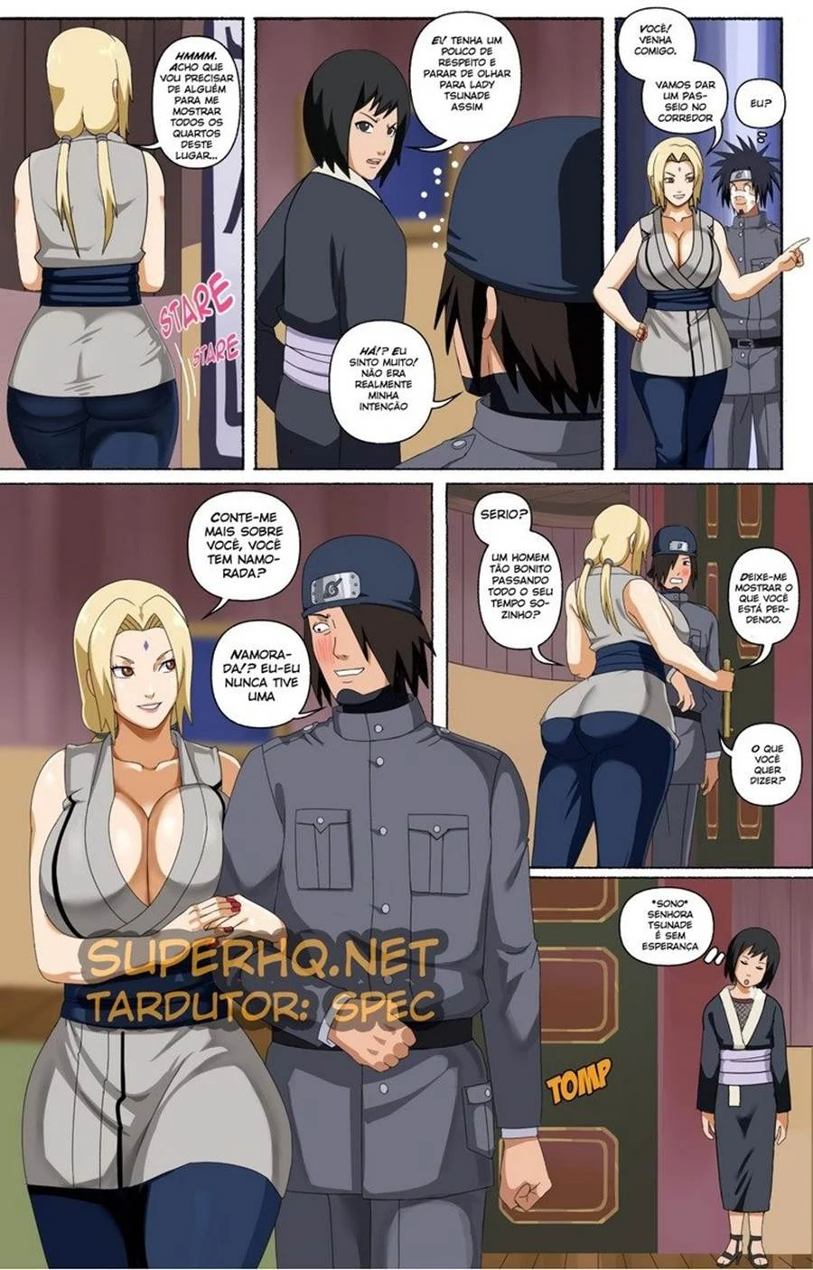 Tsunade Dominada e Fodida Pelos Seus Ninjas Ajudantes no Proibido Hentai