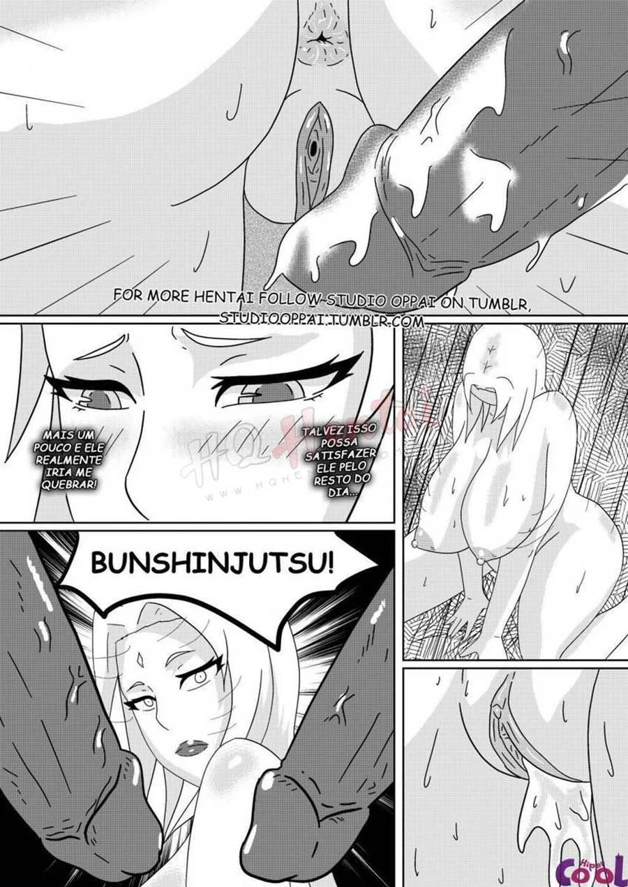 Tsunade Perde a Aposta e Oferece o Corpo em Quadrinhos Eróticos de Naruto