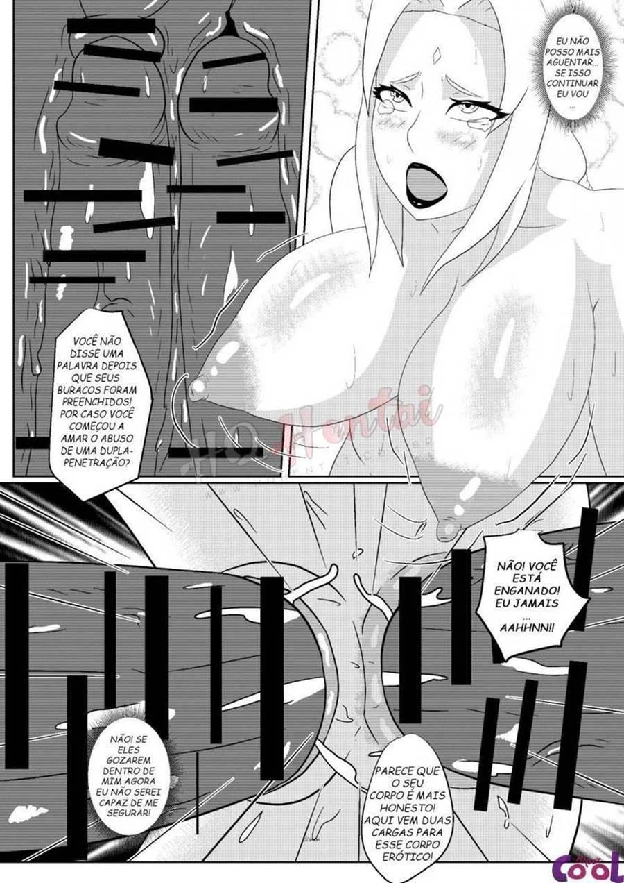 Tsunade Perde a Aposta e Oferece o Corpo em Quadrinhos Eróticos de Naruto