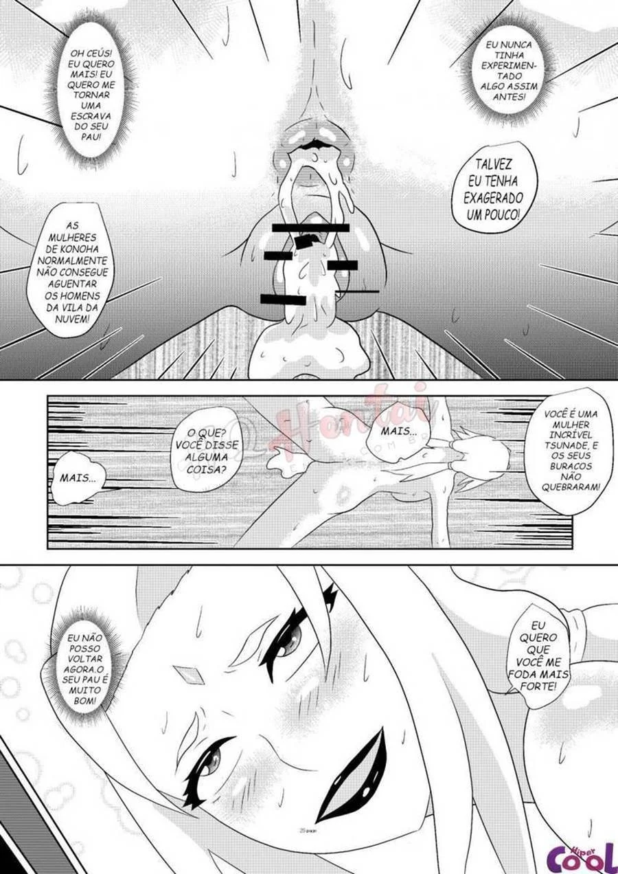 Tsunade Perde a Aposta e Oferece o Corpo em Quadrinhos Eróticos de Naruto