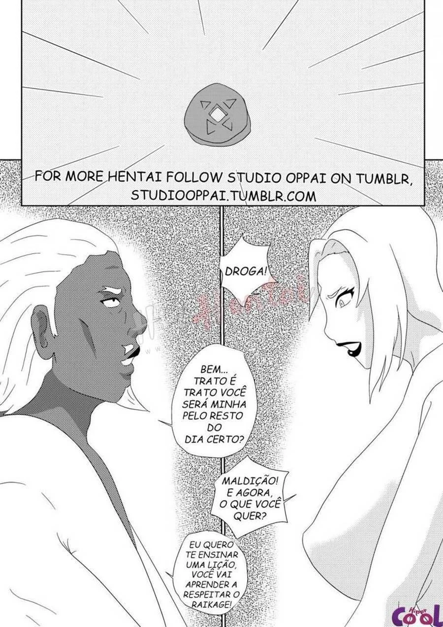 Tsunade Perde a Aposta e Oferece o Corpo em Quadrinhos Eróticos de Naruto