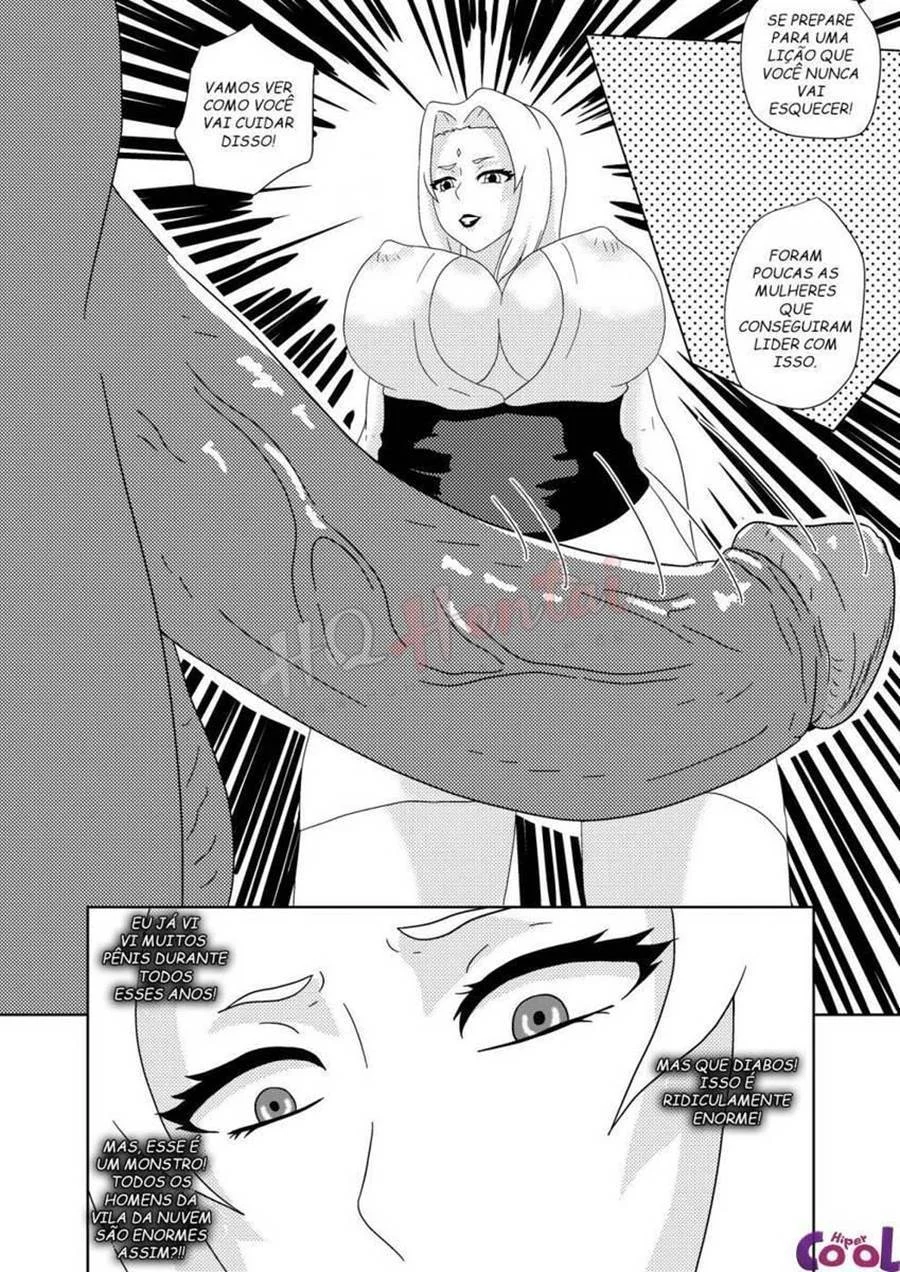 Tsunade Perde a Aposta e Oferece o Corpo em Quadrinhos Eróticos de Naruto