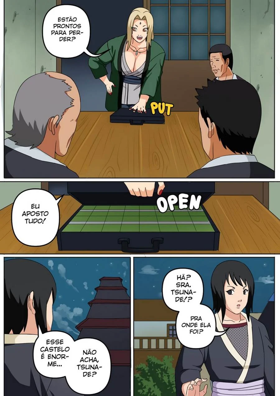 Tsunade e Ino em um Menage Explícito - Hentai de Naruto com Sexo Intenso
