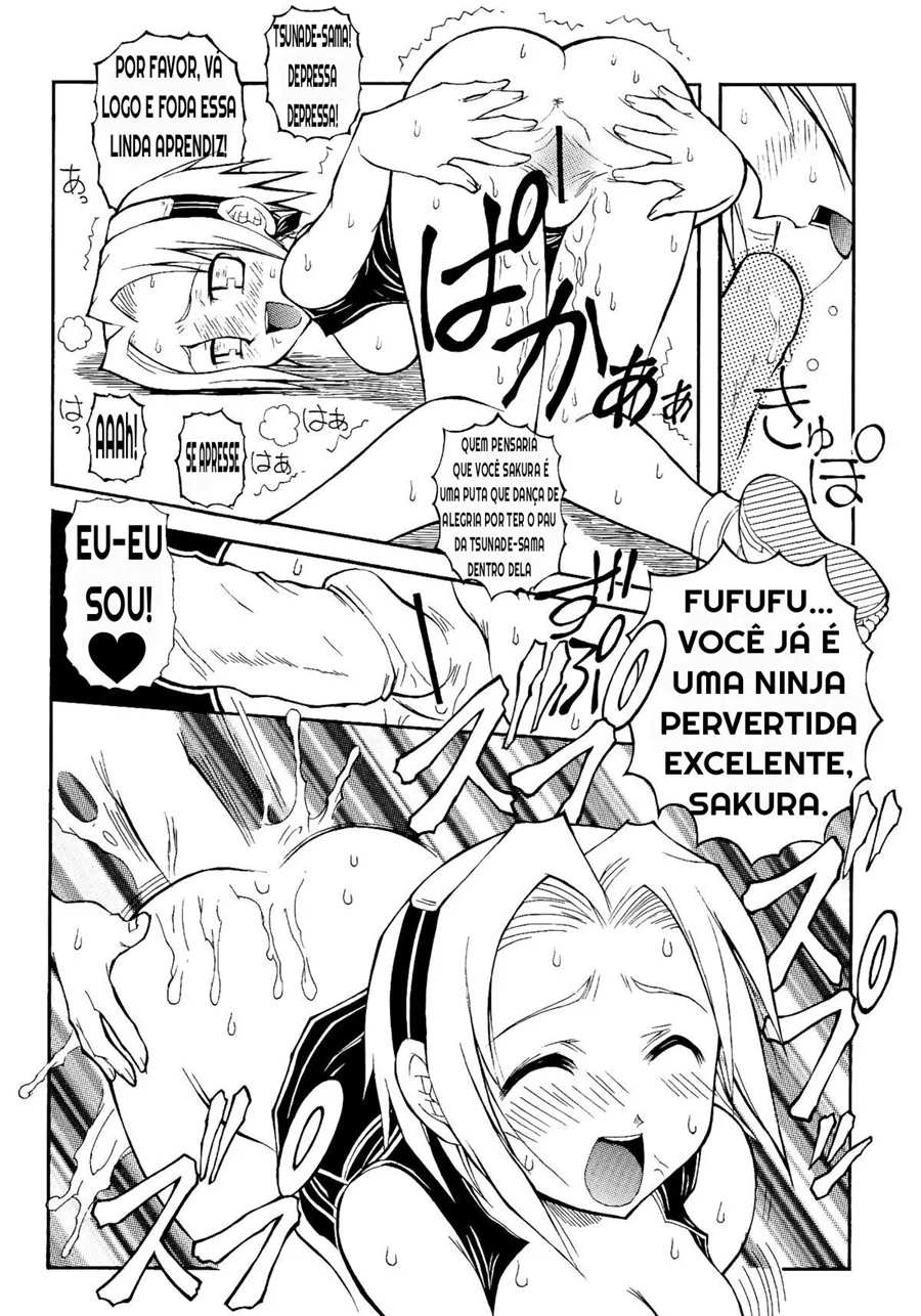 Tsunade Dando Duro na Sakura em Cena Proibida de Naruto