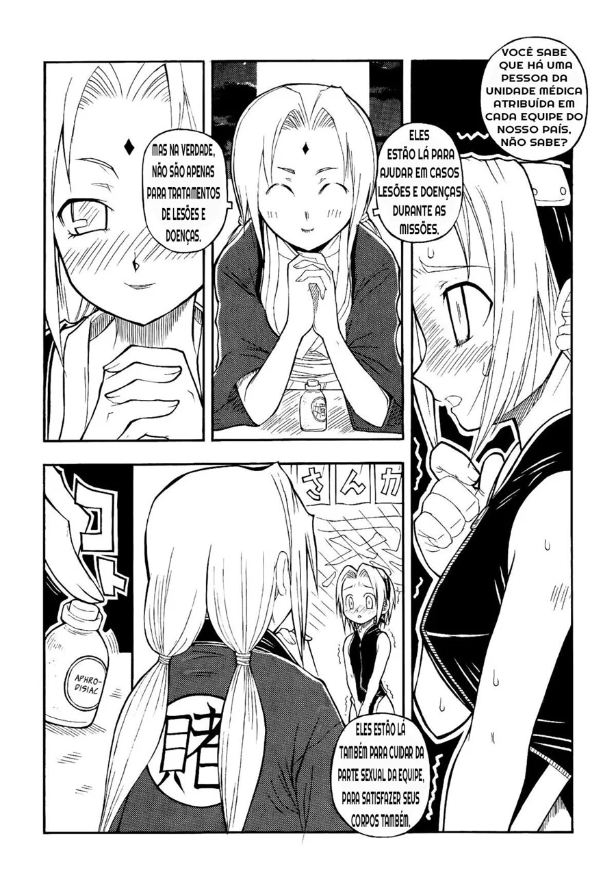 Tsunade Dando Duro na Sakura em Cena Proibida de Naruto