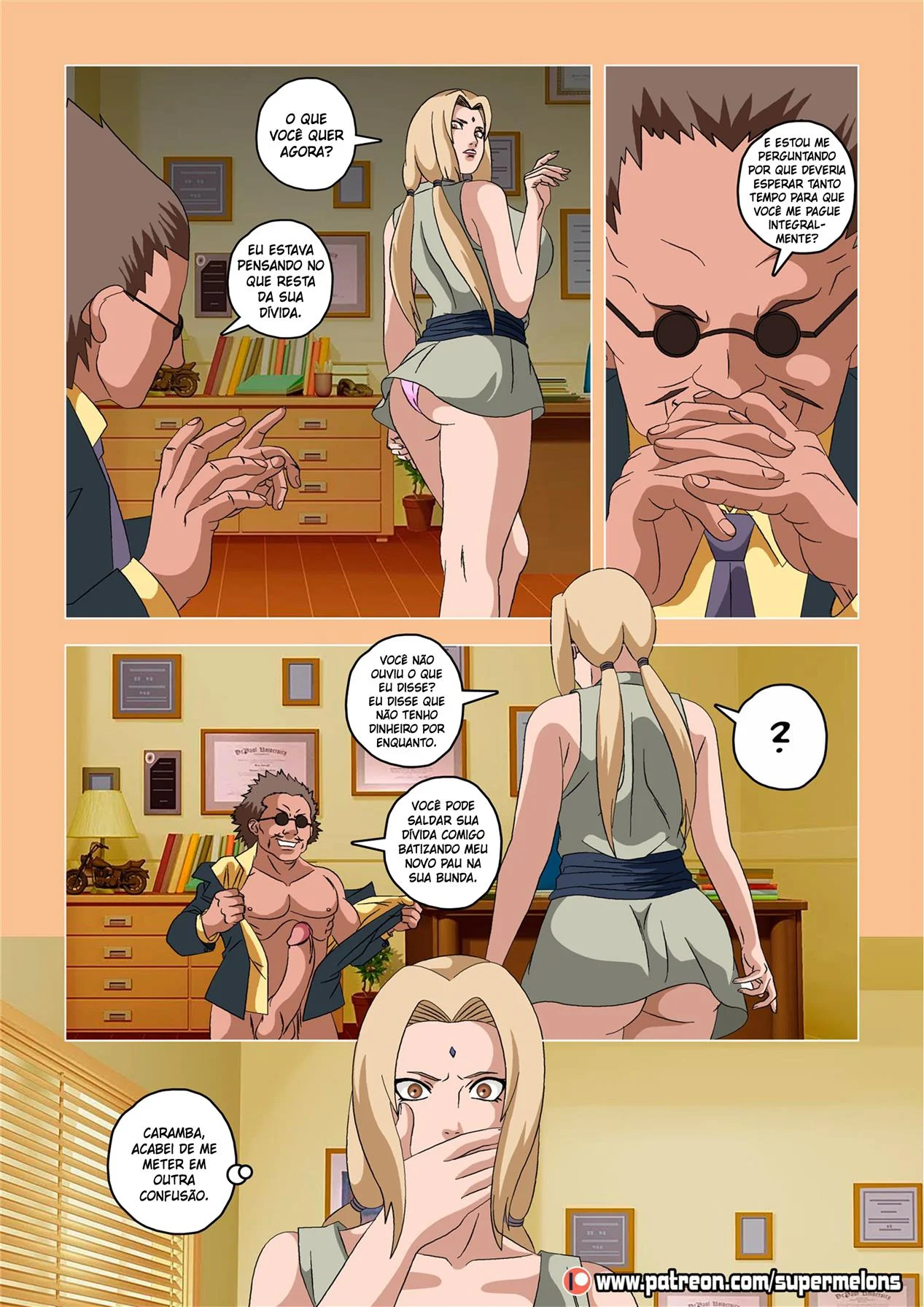 Tsunade em Suruba Selvagem com o Gato de Naruto - Sexo Explícito nos Quadrinhos Tsunade em Suruba Selvagem com o Gato de Naruto - Sexo Explícito nos Quadrinhos