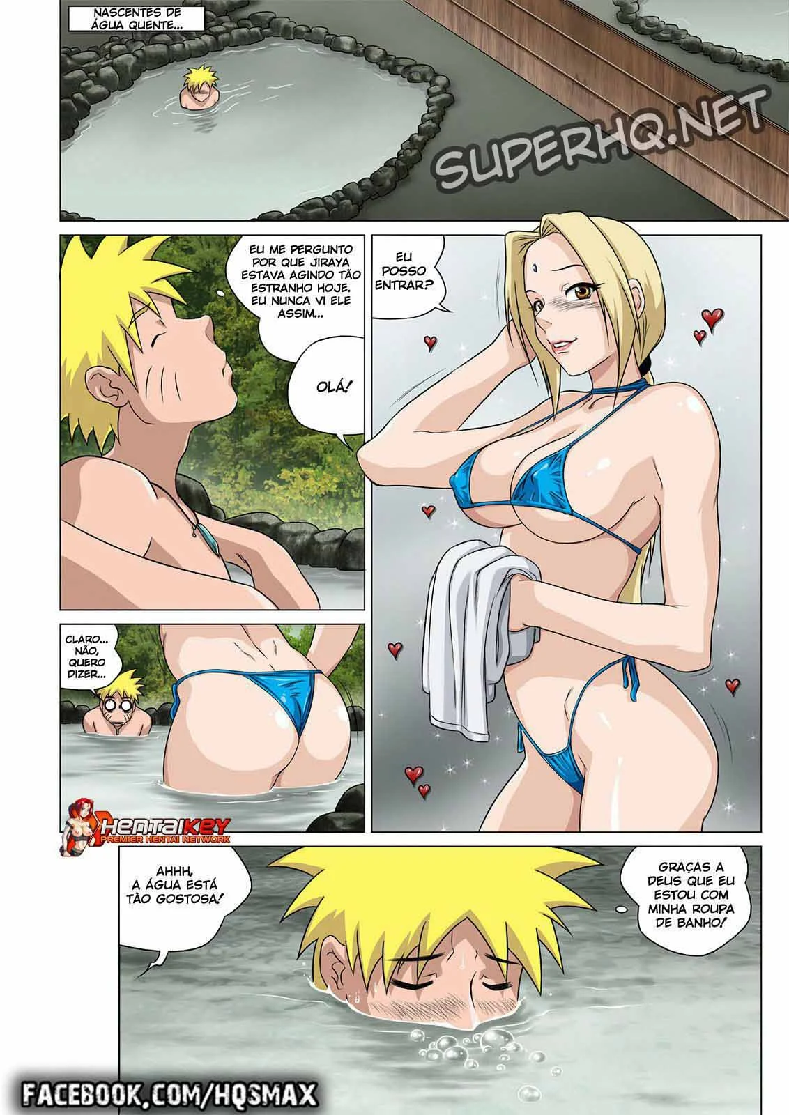 Naruto Fode a Tsunade com Fúria - Hentai Explícito em HQ