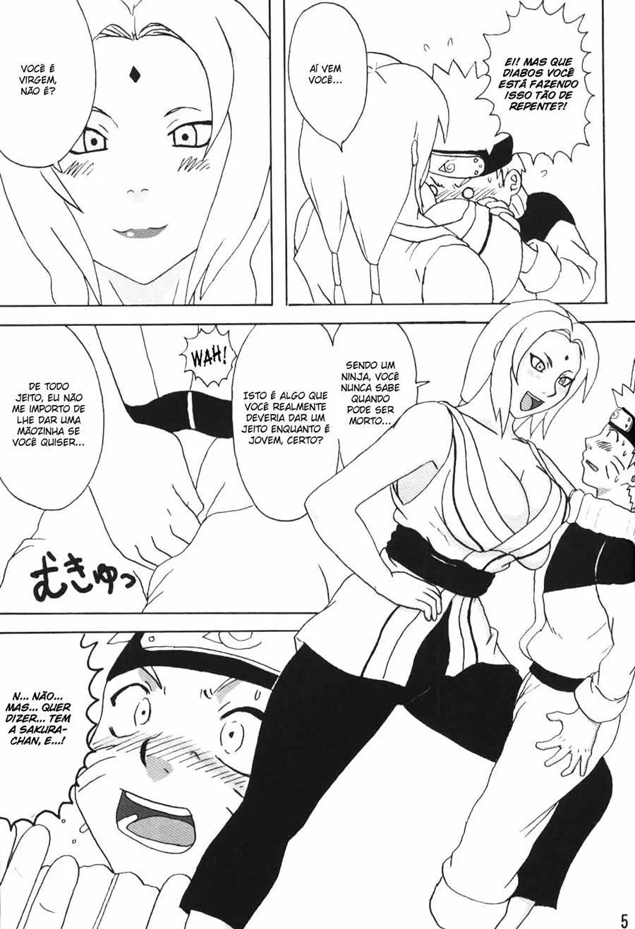 Cenas Explícitas da Tsunade: Quadrinhos Eróticos Proibidos