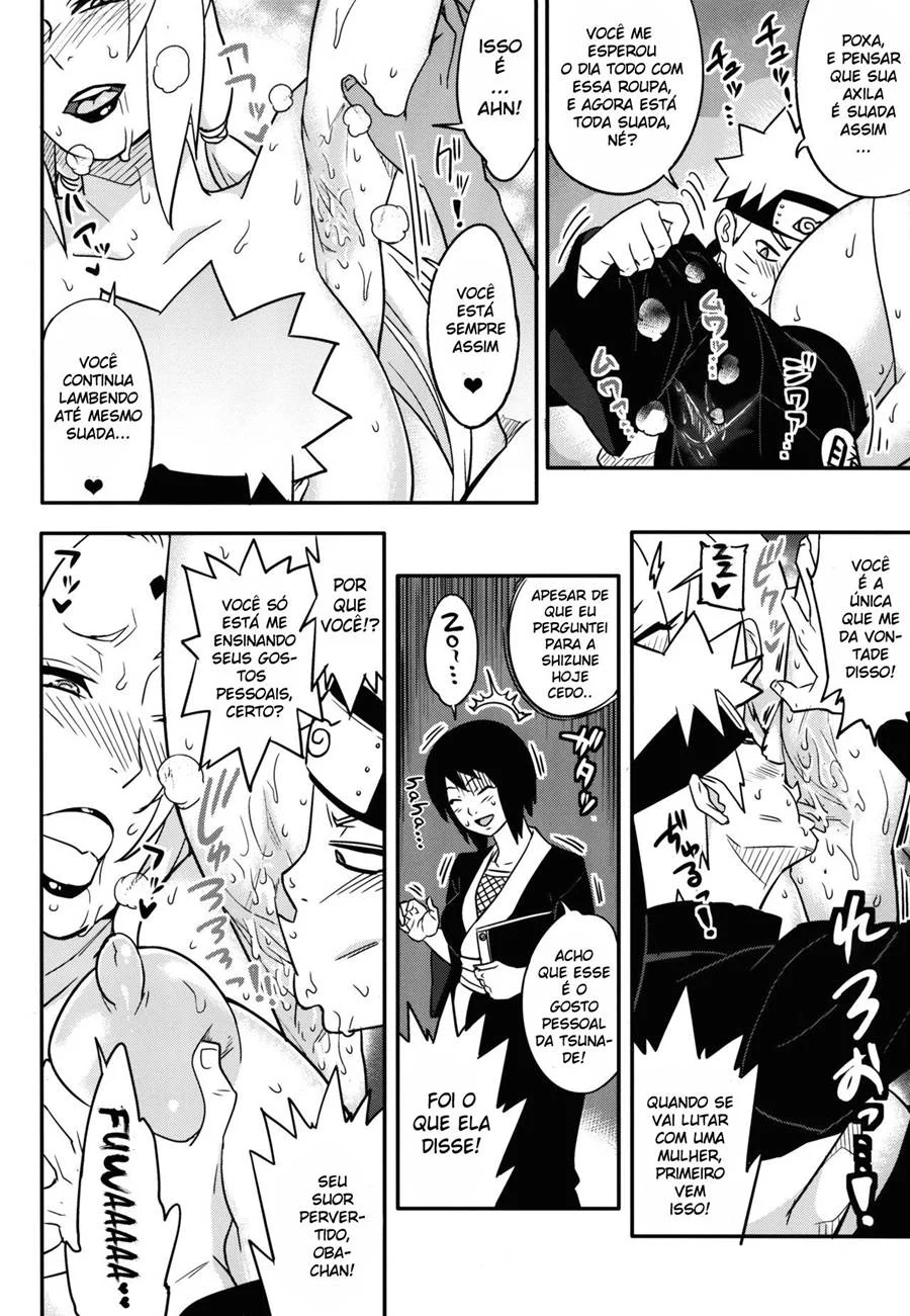 Insaciável MILF Tsunade: Quadrinhos Eróticos Explícitos de Naruto