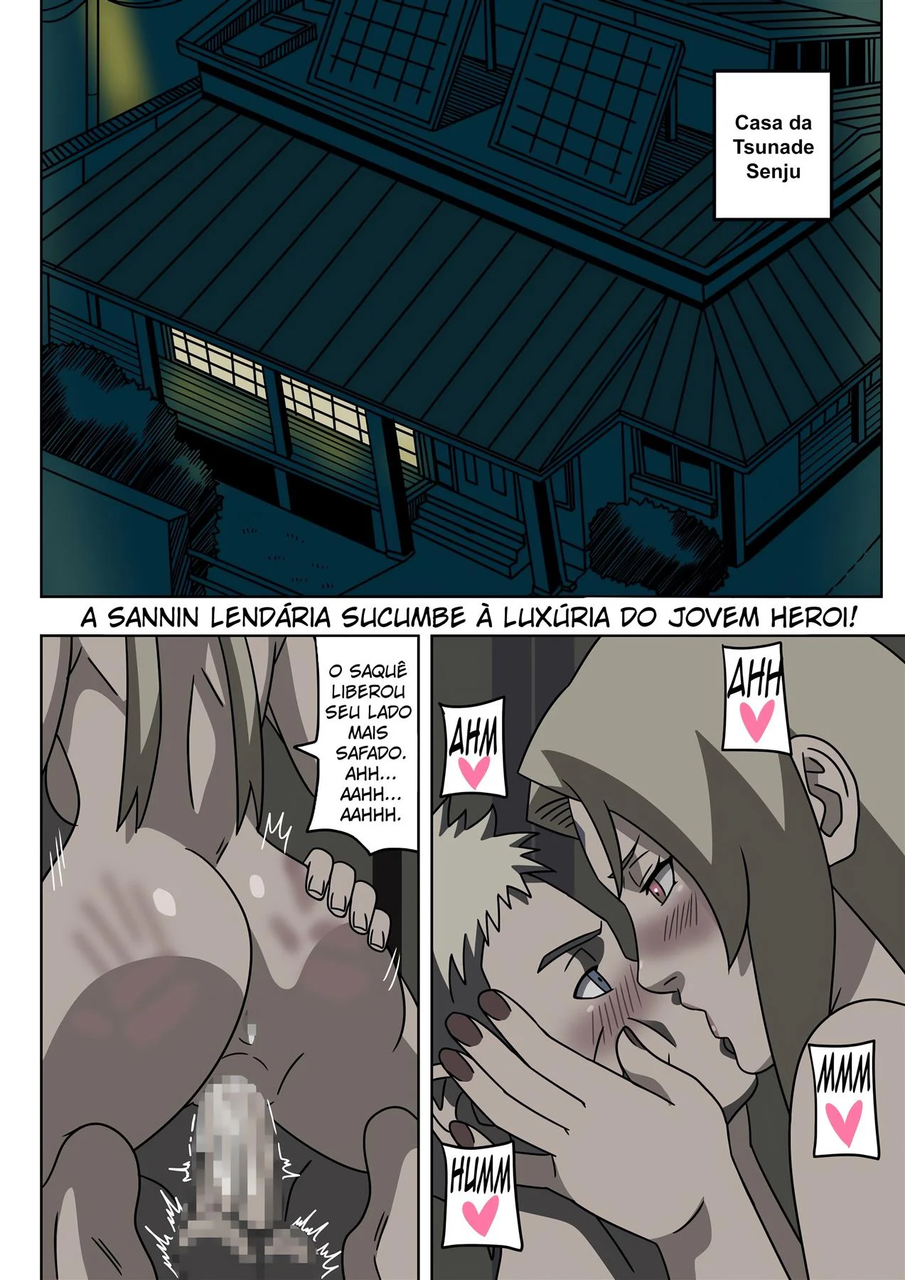 Tsunade no Conto Erótico: Férias Proibidas em Konoha - Quadrinhos Sexy Naruto