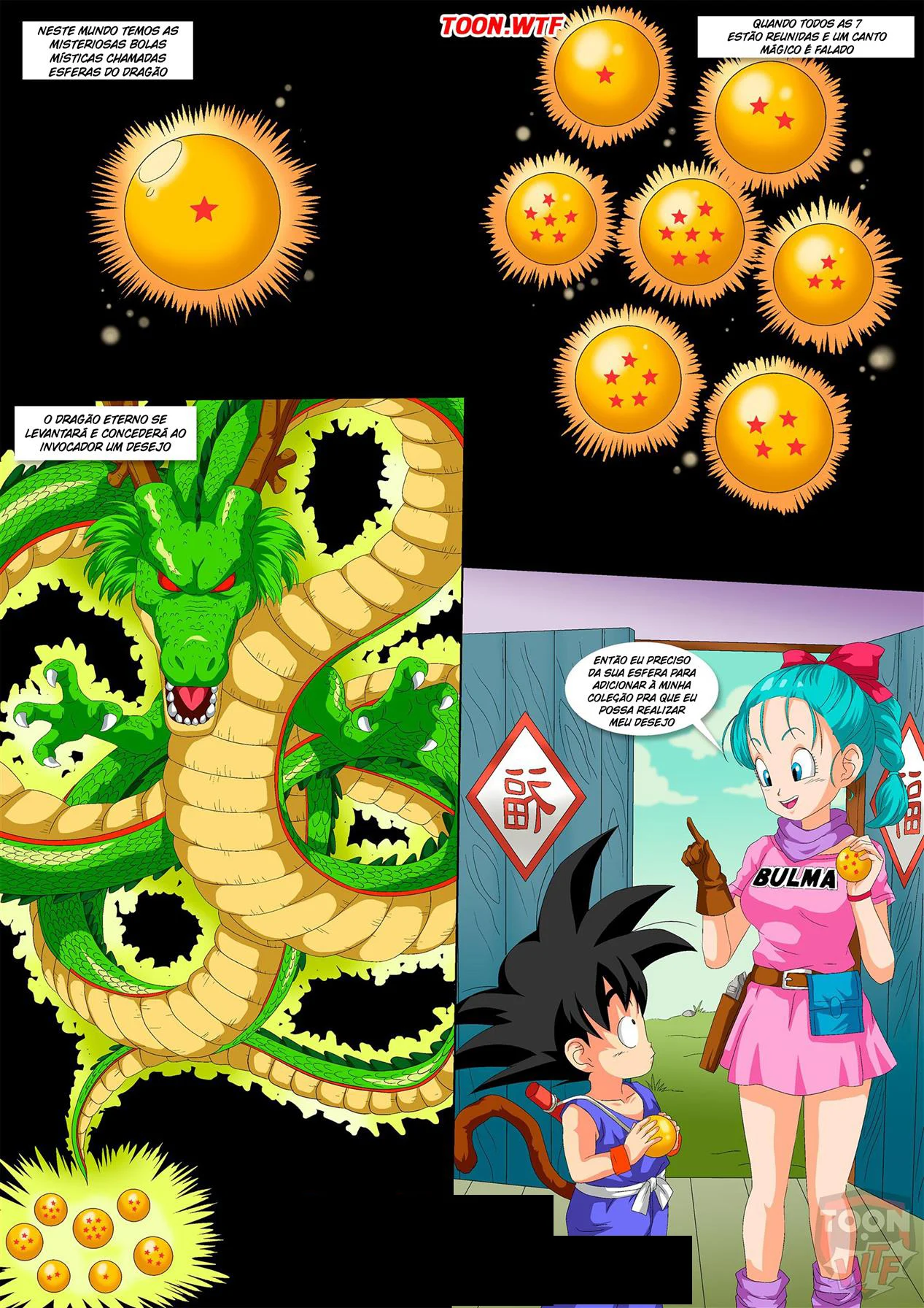 Dragon Ball Hentai: Goku e Bulma em Cenas Explícitas de Putaria Extrema