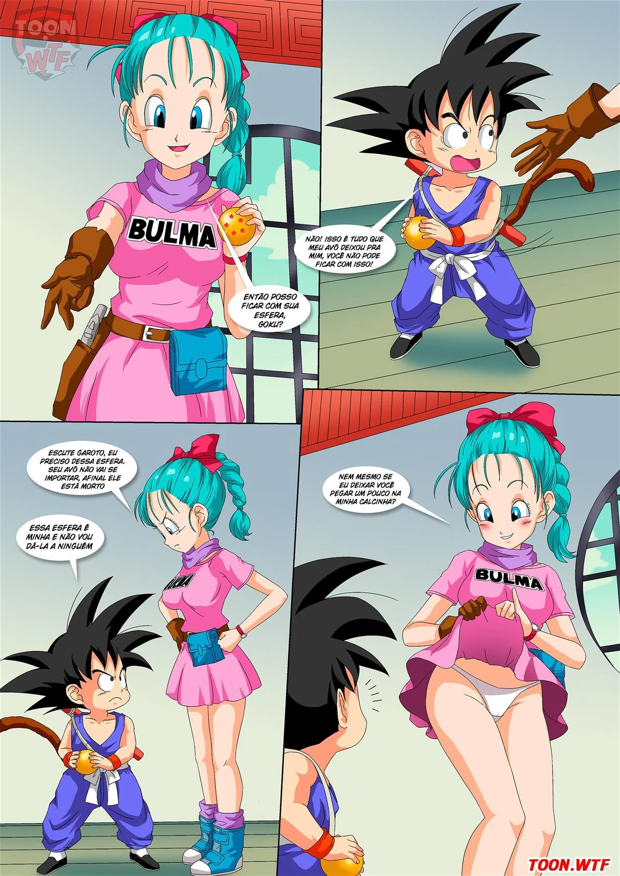 Dragon Ball Hentai: Goku e Bulma em Cenas Explícitas de Putaria Extrema