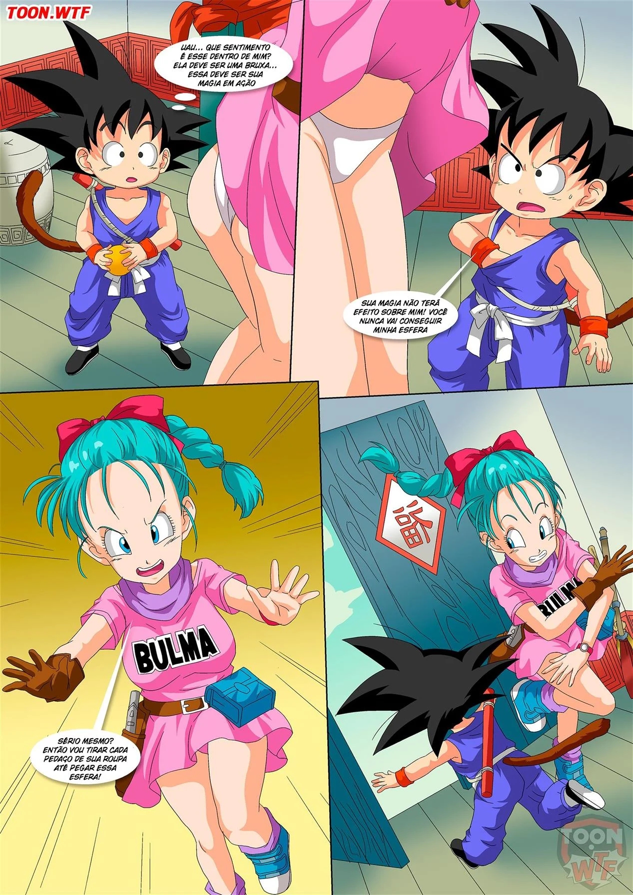 Dragon Ball Hentai: Goku e Bulma em Cenas Explícitas de Putaria Extrema