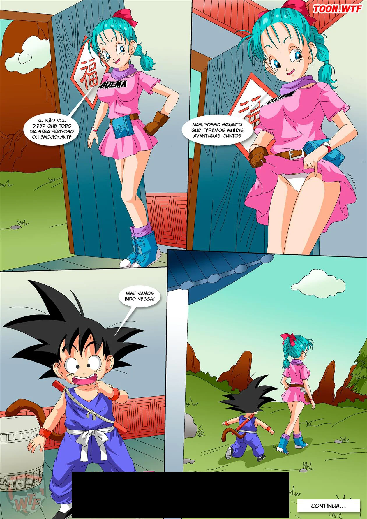 Dragon Ball Hentai: Goku e Bulma em Cenas Explícitas de Putaria Extrema