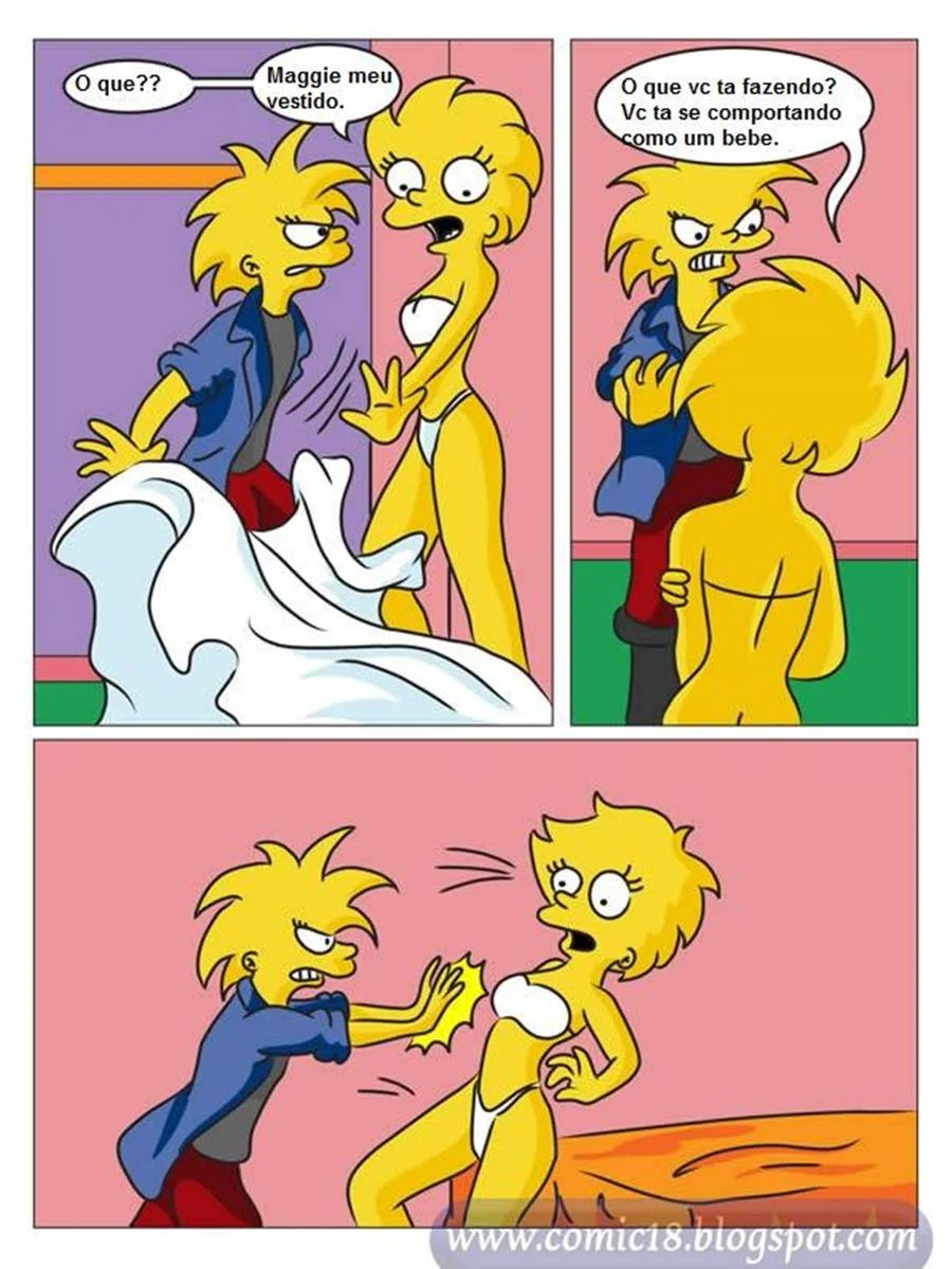 Lisa Simpson Suruba Descontrolada: Veja a Safada Gozando Sem Parar