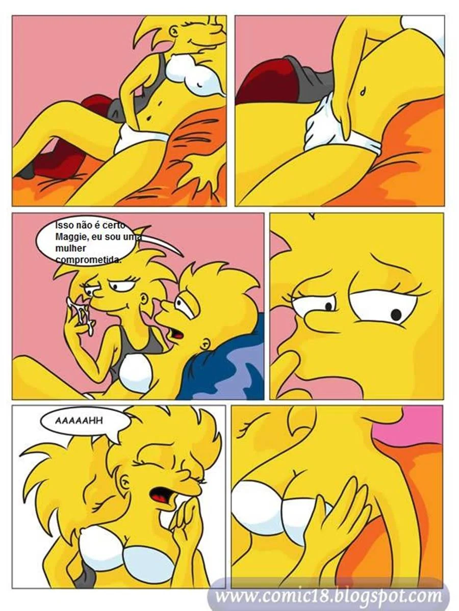 Lisa Simpson Suruba Descontrolada: Veja a Safada Gozando Sem Parar