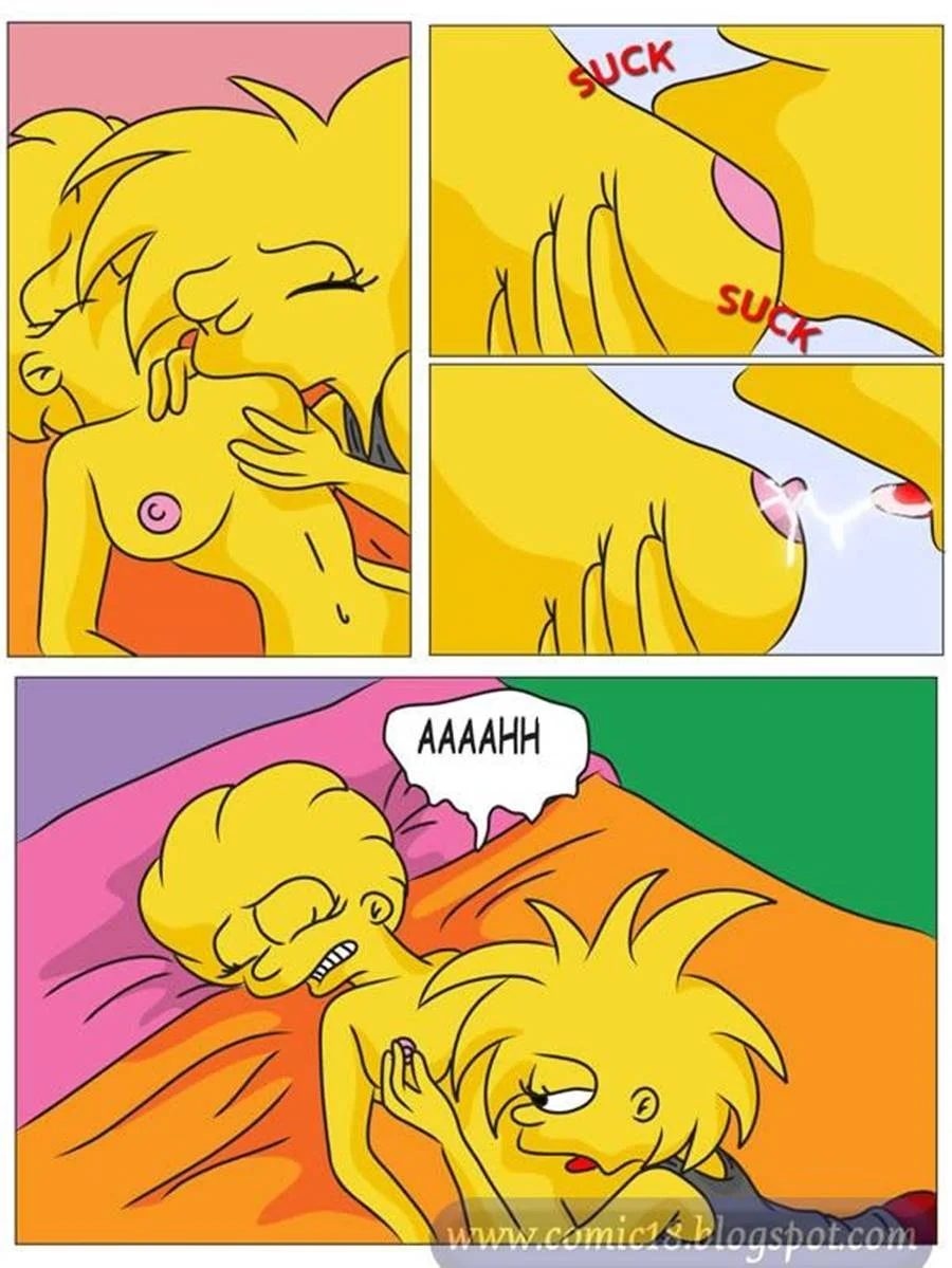 Lisa Simpson Suruba Descontrolada: Veja a Safada Gozando Sem Parar