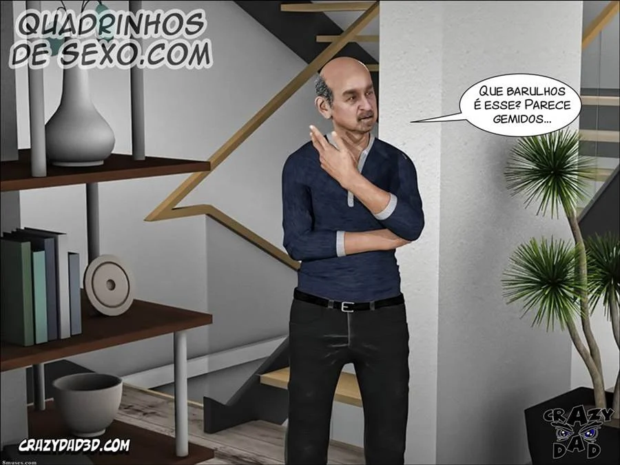 Segredos Proibidos da Família Turner: Sexo Explícito e Tabus em HQ 3D