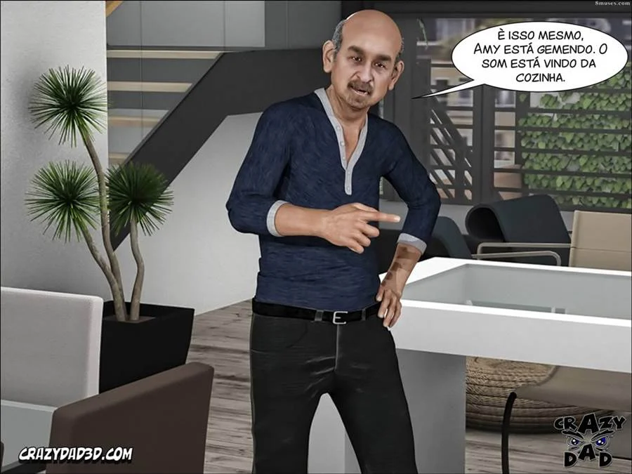 Segredos Proibidos da Família Turner: Sexo Explícito e Tabus em HQ 3D