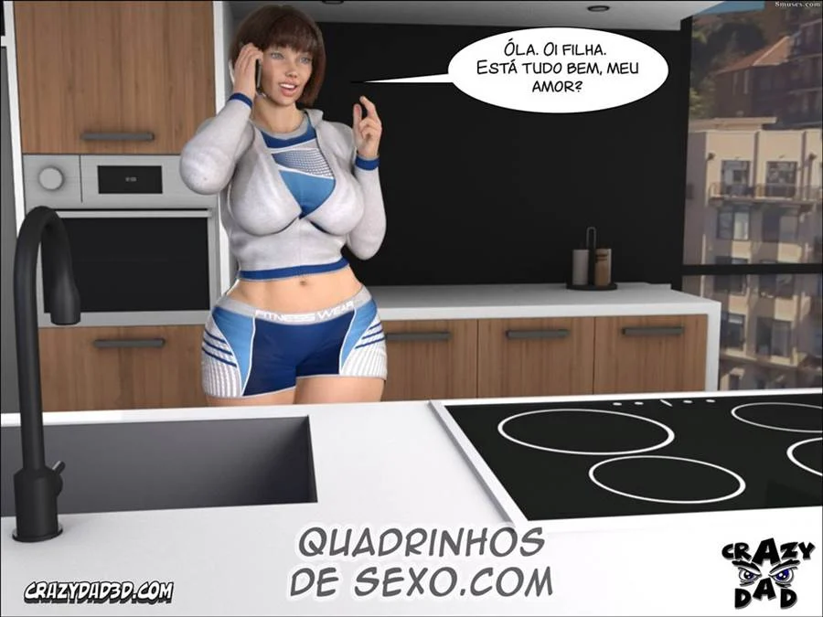 Segredos Proibidos da Família Turner: Sexo Explícito e Tabus em HQ 3D