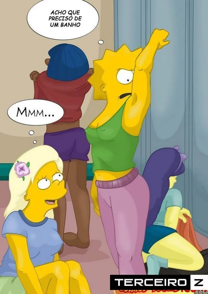 Lisa Simpson em Orgia Lésbica Explícita - Hentai Brasileiro com Cenas Quentes AQUI!