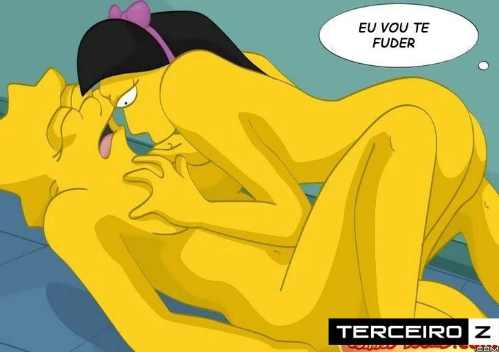 Lisa Simpson em Orgia Lésbica Explícita - Hentai Brasileiro com Cenas Quentes AQUI!