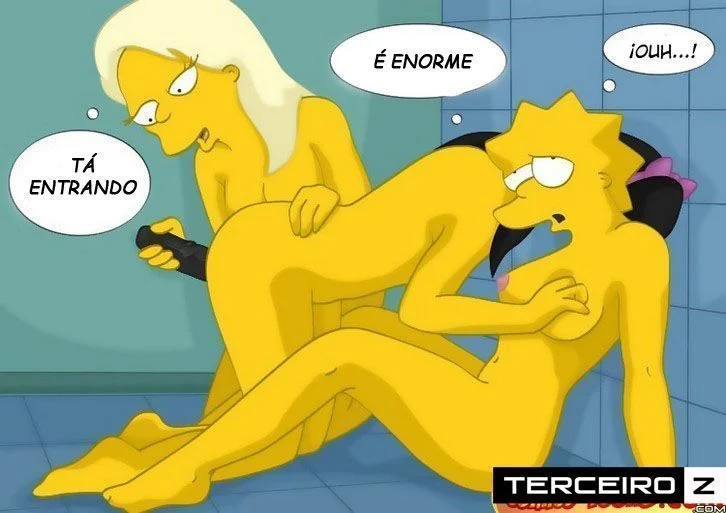 Lisa Simpson em Orgia Lésbica Explícita - Hentai Brasileiro com Cenas Quentes AQUI!