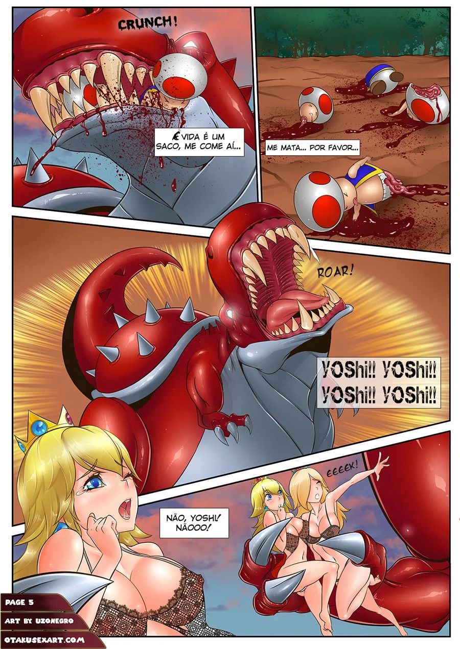 Duas Princesas Pela Causa: Uma Noite de Prazer com Yoshi