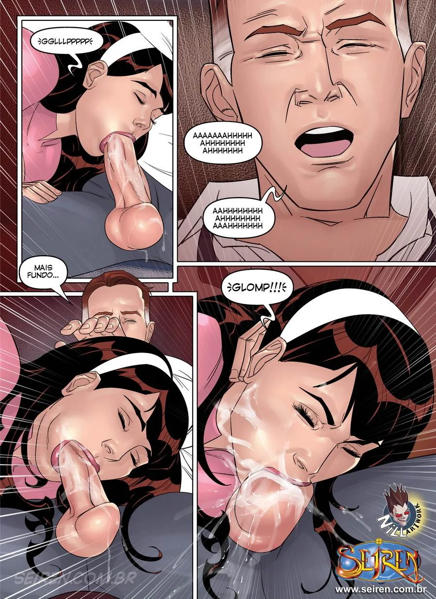 Subordinada Lisandra: Punheta Explícita em Quadrinhos de Sexo Hardcore - Parte 2