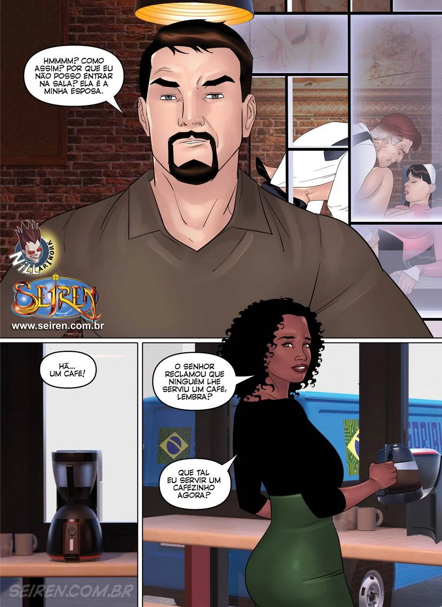 Subordinada Lisandra: Punheta Explícita em Quadrinhos de Sexo Hardcore - Parte 2