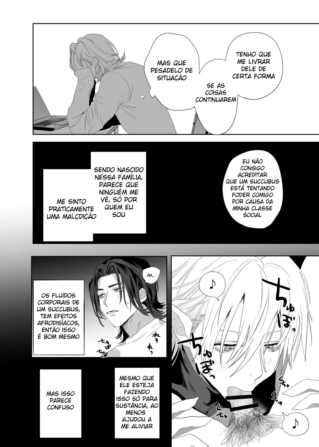 Um Succubus Me Dominou com Propostas Sexuais Íntimas! Hentai Yaoi Explícito