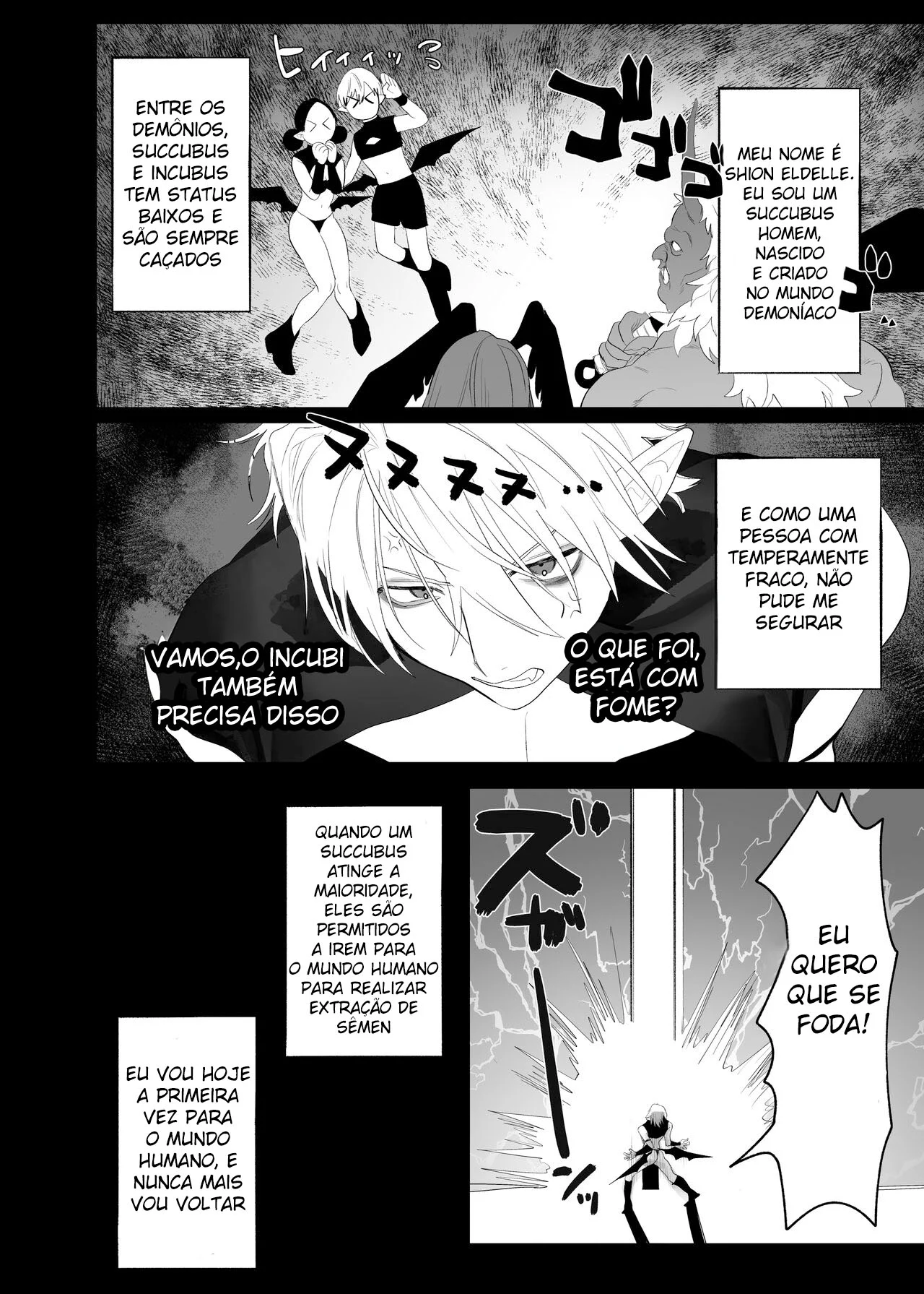 Um Succubus Me Dominou com Propostas Sexuais Íntimas! Hentai Yaoi Explícito