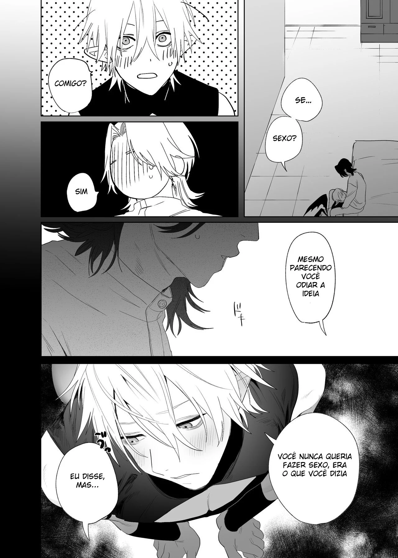 Um Succubus Me Dominou com Propostas Sexuais Íntimas! Hentai Yaoi Explícito