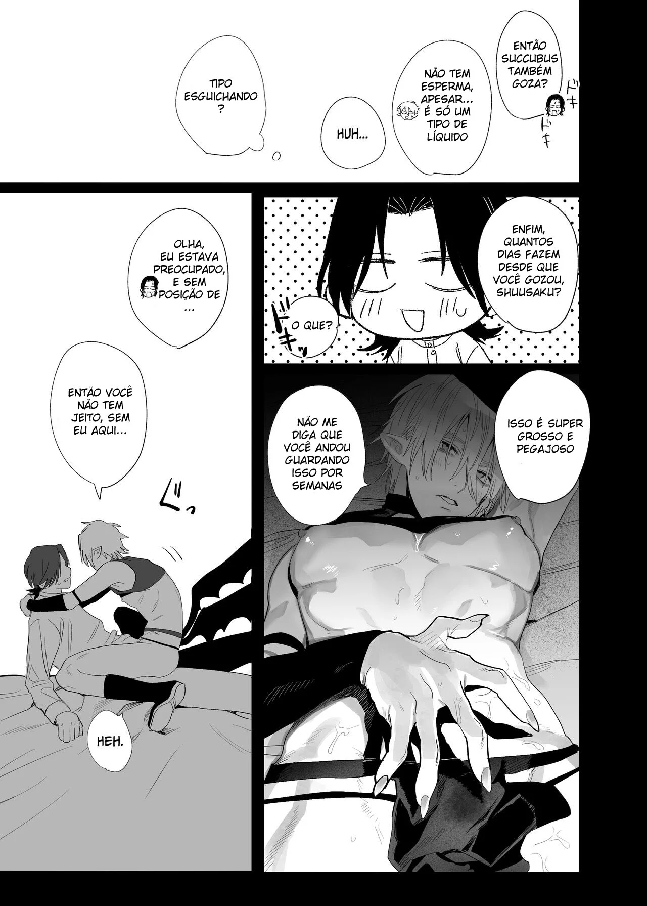 Um Succubus Me Dominou com Propostas Sexuais Íntimas! Hentai Yaoi Explícito