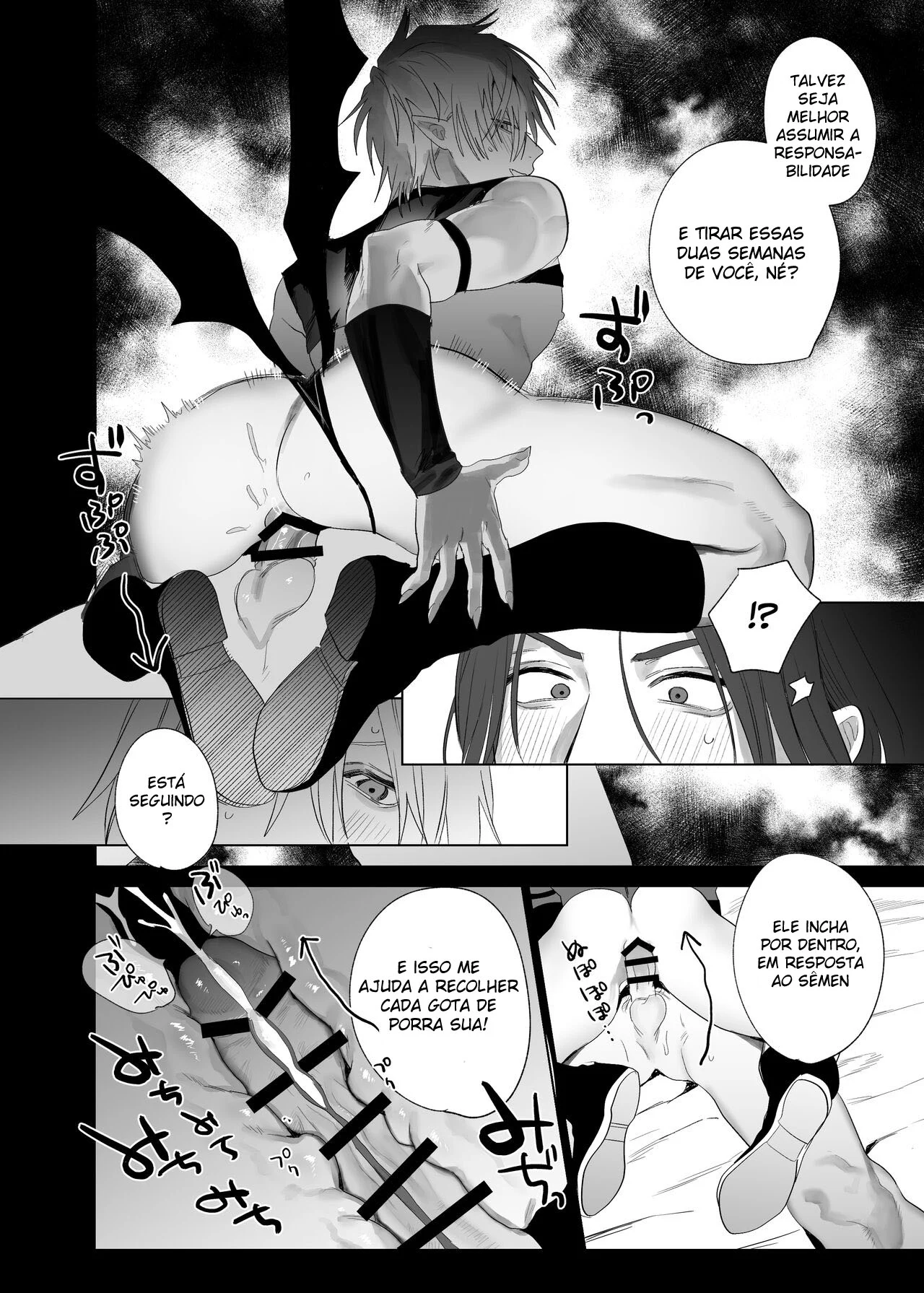 Um Succubus Me Dominou com Propostas Sexuais Íntimas! Hentai Yaoi Explícito