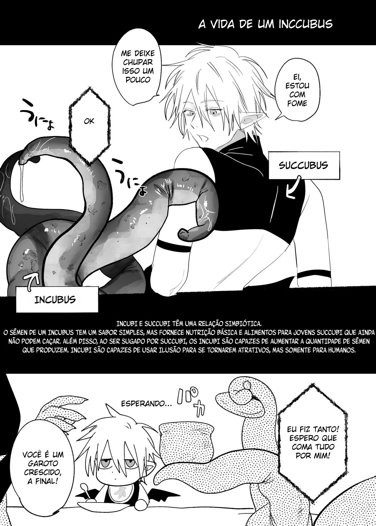 Um Succubus Me Dominou com Propostas Sexuais Íntimas! Hentai Yaoi Explícito