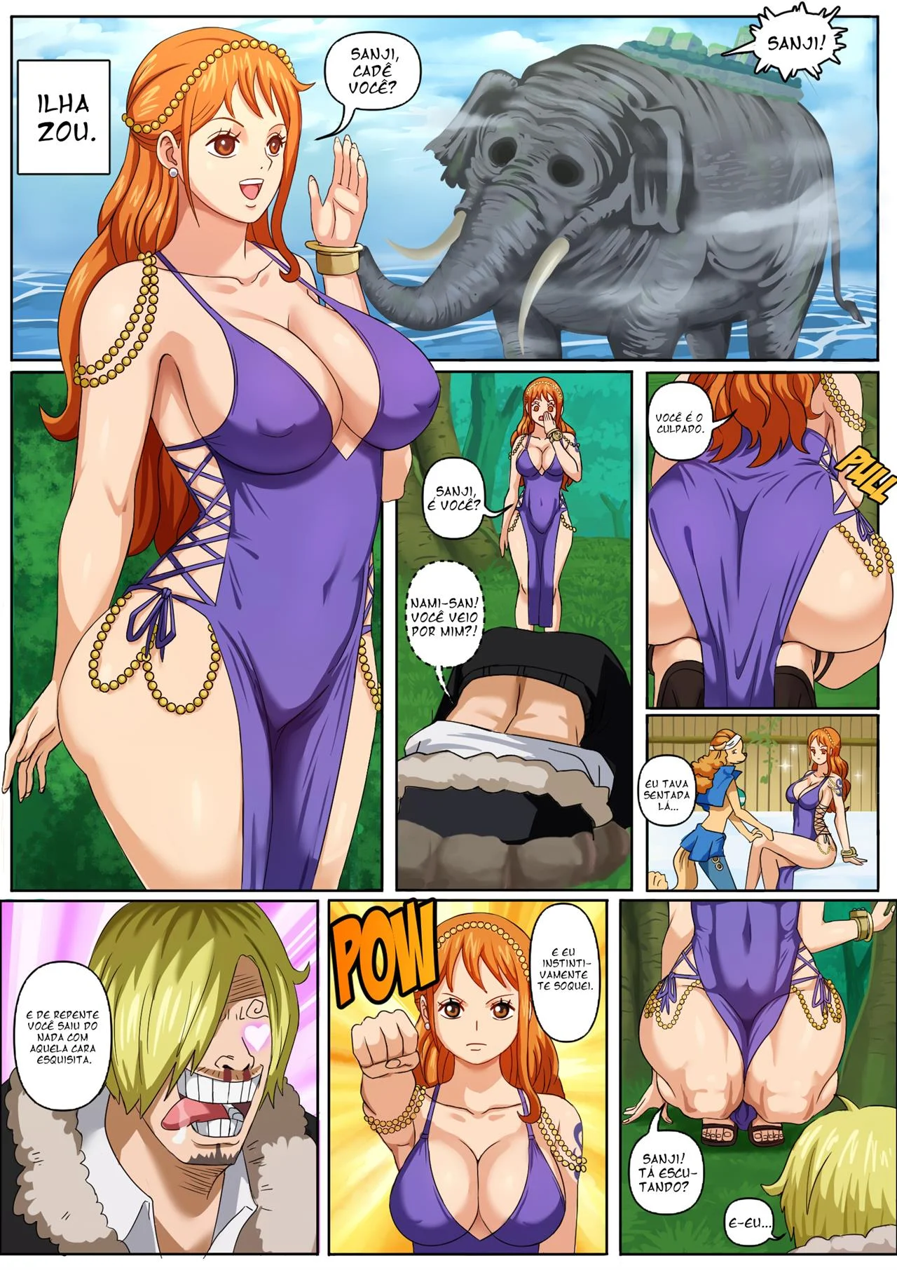 Nami Submissa: Fodendo Sem Limites nos Quadrinhos Eróticos de One Piece Nami Submissa: Fodendo Sem Limites nos Quadrinhos Eróticos de One Piece